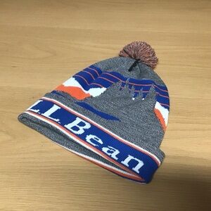 LL Bean Mountain Katahdin Beanie Hat Cap Winter Pom Pom Ski Unisex Adult Outdoor